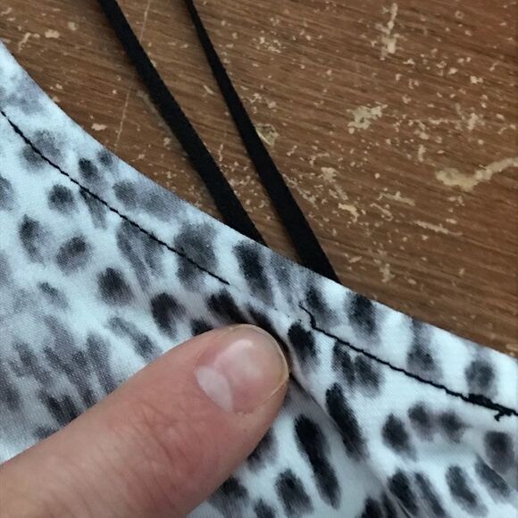 Animal print sleeveless fitted knee length dress - Picture 7 of 12